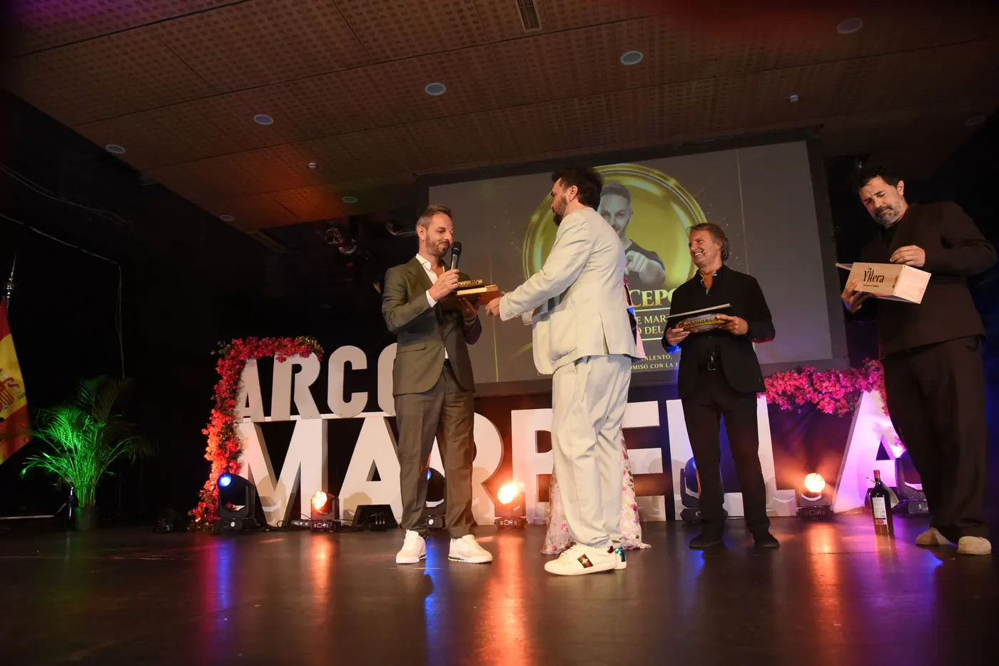Entrega del galardón a David Cepo en la gala de 2026