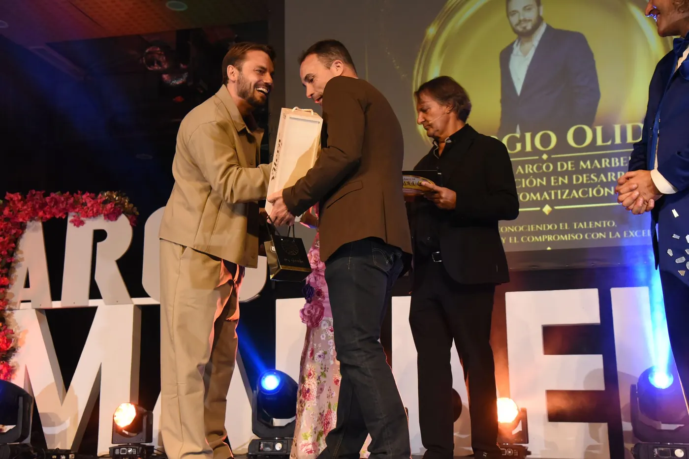 Entrega del galardón a Sergio Olid en la gala de 2026